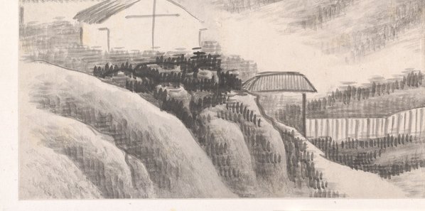 清代画.龚贤_十二月令山水册页_G10_6045.3000