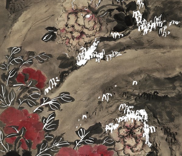 清代画.高凤翰_牡丹辽_7174.24646