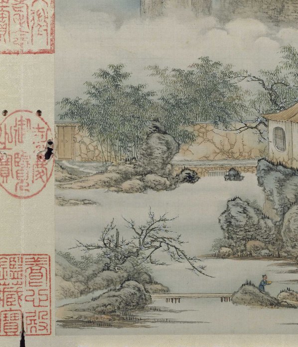清代画.陈枚_山水楼阁图册_6_4227.4920