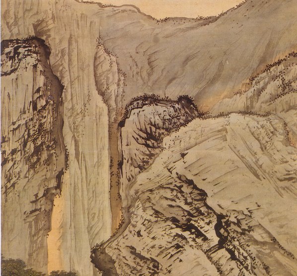 清代画.袁江_竹苞松茂图绢本_袁江_竹苞松茂图_之_4039.15000