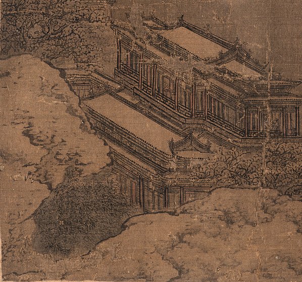 清代画.袁江_山水人物册页六开_袁江_册页江雪楼台_中国美术馆_2800.2612 清代画.袁江_山水人物册页六开_袁江_册页江雪楼台_中国美术馆_2800.2612