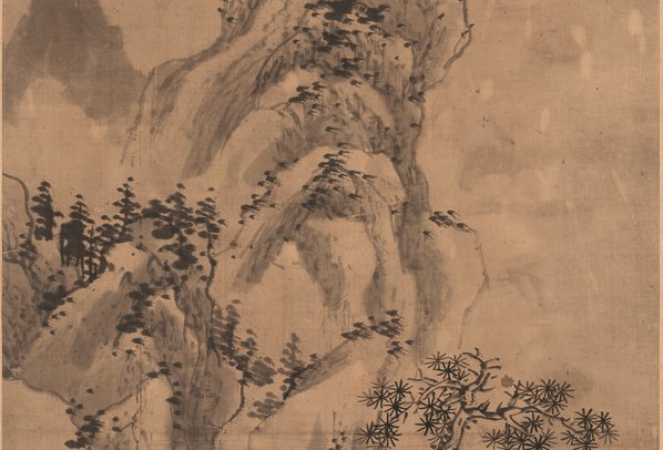 清代画.祁止祥_仿董源山水图_绢本_5476.14881 清代画.祁止祥_仿董源山水图_绢本_5476.14881