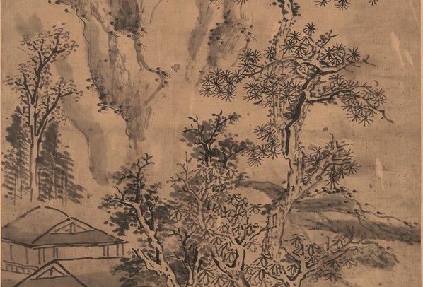 清代画.祁止祥_仿董源山水图_绢本_5476.14881 清代画.祁止祥_仿董源山水图_绢本_5476.14881