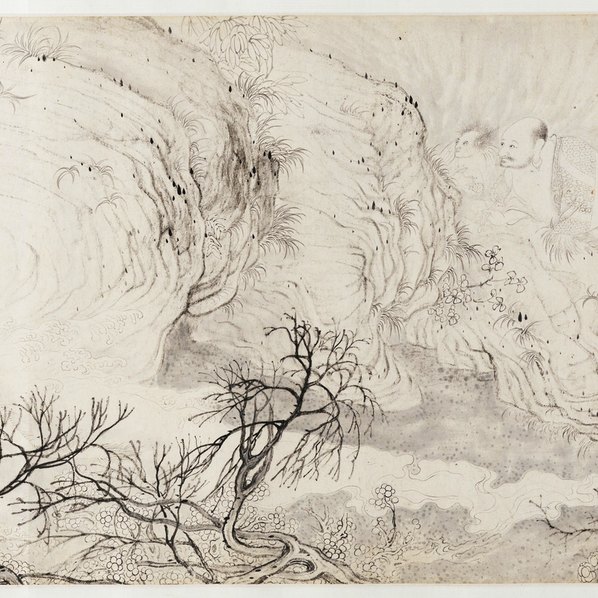清代画.石涛_十六阿罗应真图卷_42961.3000
