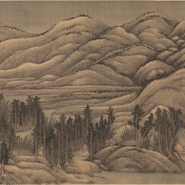 清代画.王翚_夏景山口待渡图_绢本_1_19014.5904