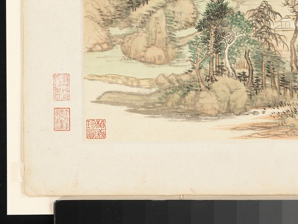 清代画.王石谷_王翚_仿古山水册_5345.4010