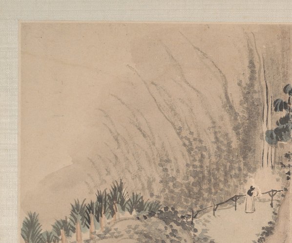 清代画.汪士慎_花卉山水图册页_八开_4_4100.3412