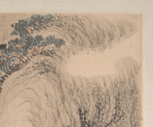 清代画.汪士慎_花卉山水图册页_八开_4_4100.3412