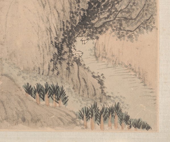 清代画.汪士慎_花卉山水图册页_八开_4_4100.3412