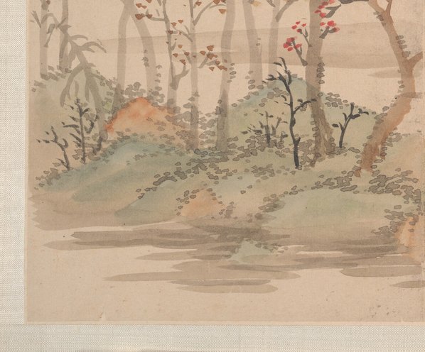 清代画.汪士慎_花卉山水图册页_八开_11_4100.3397