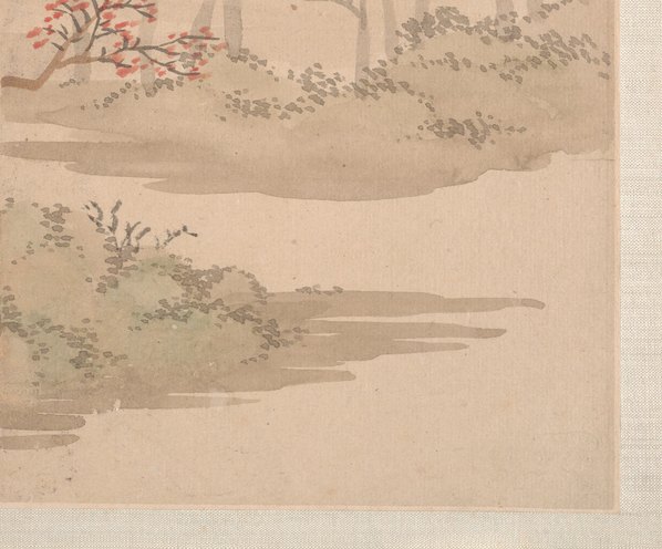 清代画.汪士慎_花卉山水图册页_八开_11_4100.3397