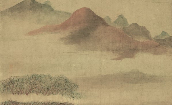 清代画.查士标_山水图_纸_4336.10642 清代画.查士标_山水图_纸_4336.10642