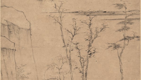 清代画.查士标_山水_纸本_5632.12849