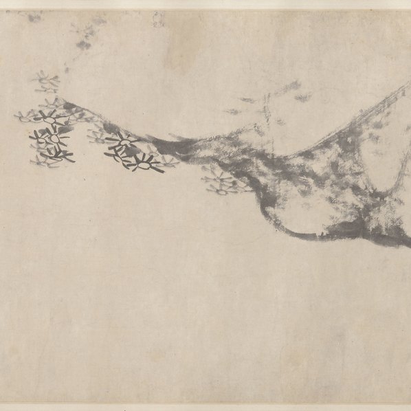 清代画.朱耷_鱼石图卷纸本_原_克利夫兰艺术馆_21473.3543 清代画.朱耷_鱼石图卷纸本_原_克利夫兰艺术馆_21473.3543