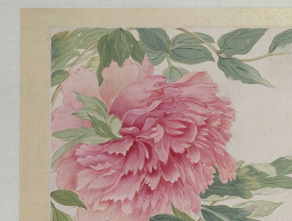 清代画.恽寿平_山水花鸟图册之牡_4870.3690