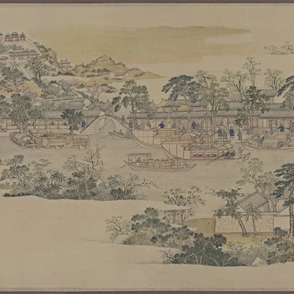清代画.徐扬_姑苏繁华图_二版_绢本辽_217278.5830 清代画.徐扬_姑苏繁华图_二版_绢本辽_217278.5830