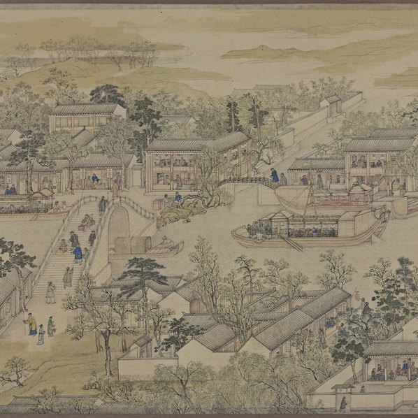 清代画.徐扬_姑苏繁华图_二版_绢本辽_217278.5830 清代画.徐扬_姑苏繁华图_二版_绢本辽_217278.5830