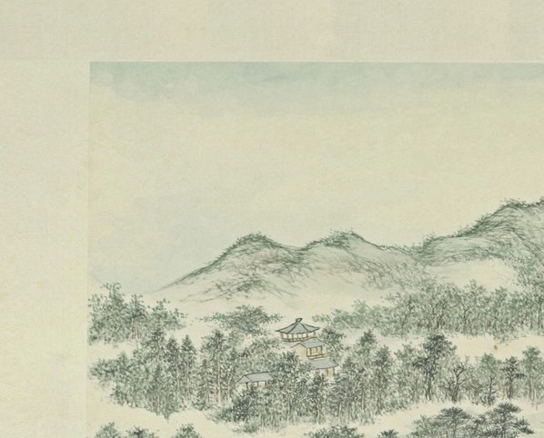 清代画.张若澄_燕山八景图_北京故宫_蓟门烟_5192.4189 清代画.张若澄_燕山八景图_北京故宫_蓟门烟_5192.4189
