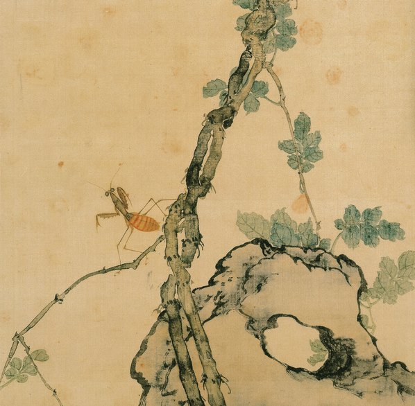 清代画.居廉_花卉四屏之一纸本_3528.13835_351dpi 清代画.居廉_花卉四屏之一纸本_3528.13835_351dpi