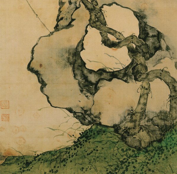 清代画.居廉_花卉四屏之一纸本_3528.13835_351dpi 清代画.居廉_花卉四屏之一纸本_3528.13835_351dpi