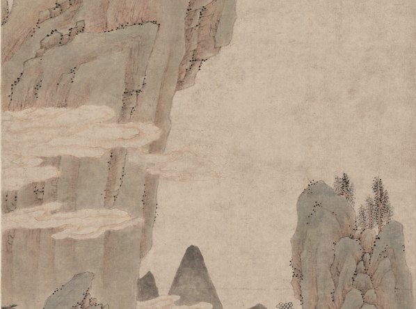 清代画.孙逸_山水图_立轴_纸本_5977.17760 清代画.孙逸_山水图_立轴_纸本_5977.17760