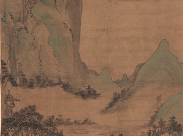 清代画.华岩_梅竹春音图_绢本_6827.20358