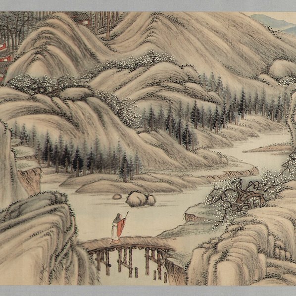 清代画.励宗万_探雪图卷_29424.3189