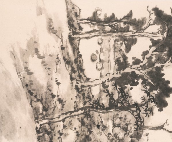 清代画.八大_花鸟山水册y_5079.4203_222dpi
