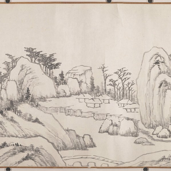 清代画_山水画卷_86726.4000 清代画_山水画卷_86726.4000