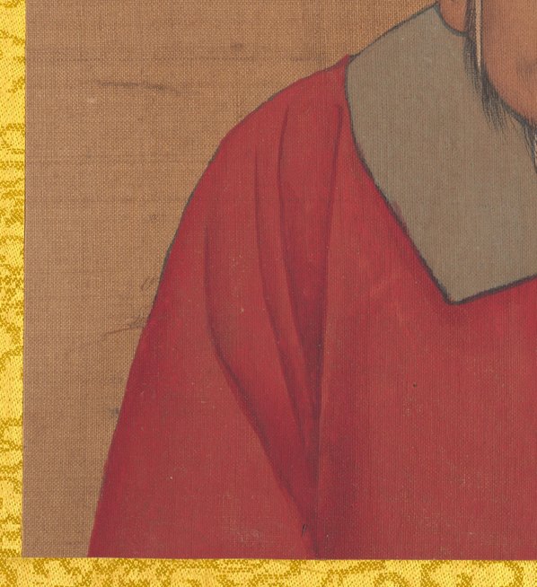 清代画.佚名_传姚文翰_历代帝王像_隋文帝_3300.3610