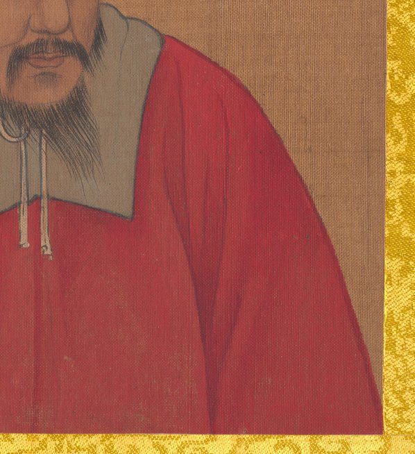 清代画.佚名_传姚文翰_历代帝王像_隋文帝_3300.3610