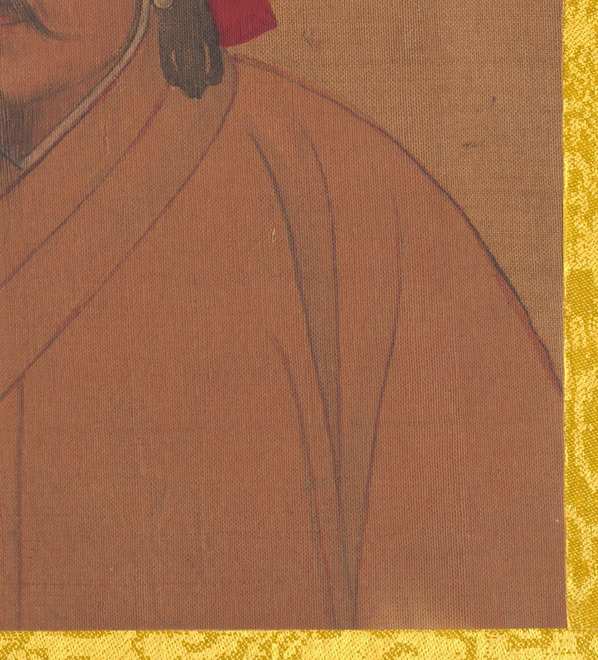 清代画_传姚文翰_历代帝王像_元成宗_3300.3641