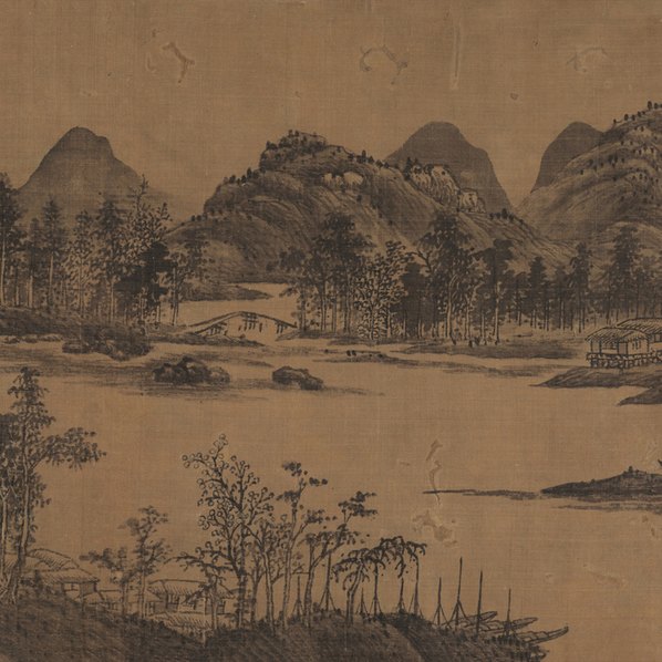 清代画.仿董源江南烟峦图卷大都_76390.3543 清代画.仿董源江南烟峦图卷大都_76390.3543