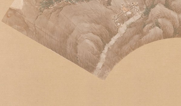 清代画.任熊_十万图册_扇面 清代画.任熊_十万图册_扇面
