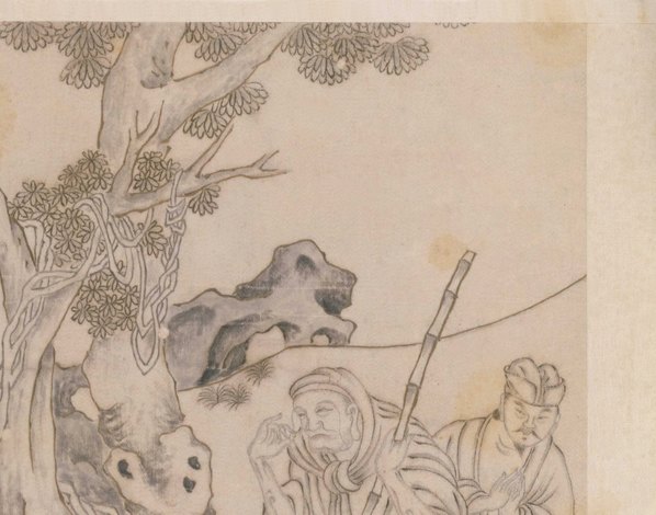 明代画.顾绣十六应真册_8_5300.4167