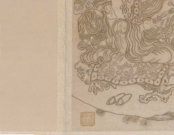 明代画.顾绣十六应真册_11_5300.4123