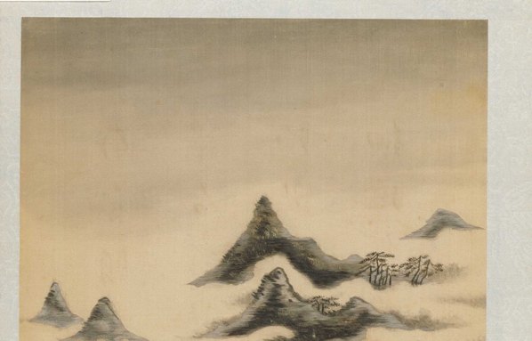 明代画.韩希孟绣宋元名迹册-米画山水_5671.3629