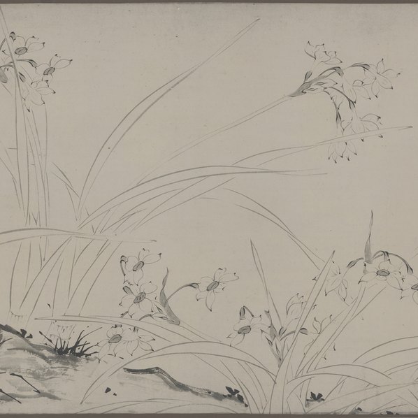 明代画.陆治_仿赵孟坚水仙图_图卷_1_38932.5155 明代画.陆治_仿赵孟坚水仙图_图卷_1_38932.5155