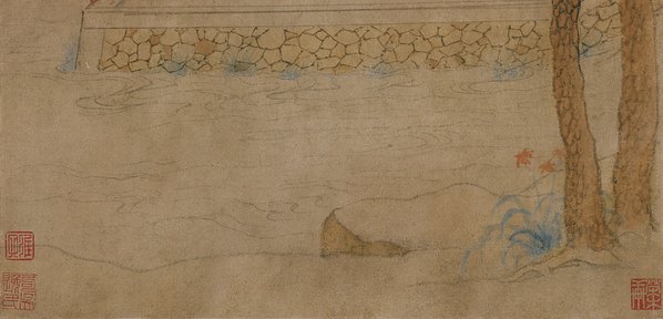 明代画.钱榖_竹亭对棋图_纸_4460.8590