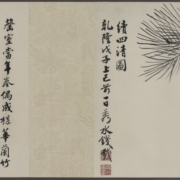 明代画.钱榖_梅花水仙图_段_27428.4736 明代画.钱榖_梅花水仙图_段_27428.4736