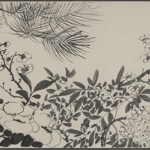 明代画.钱榖_梅花水仙图_段_2_27428.4736 明代画.钱榖_梅花水仙图_段_2_27428.4736