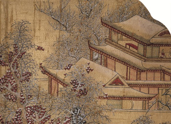 明代画.蓝瑛_雪溪图绫_5158.3754 明代画.蓝瑛_雪溪图绫_5158.3754