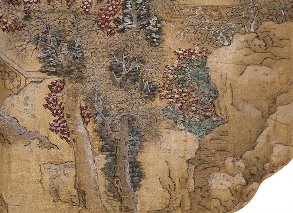 明代画.蓝瑛_雪溪图绫_5158.3754 明代画.蓝瑛_雪溪图绫_5158.3754