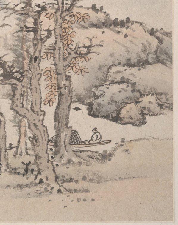 明代画.蓝瑛_仿宋元册页_开_大都会_3010.3796