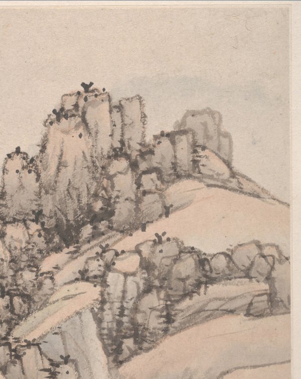 明代画.蓝瑛_仿宋元册页_开_大都会_6_3010.3797