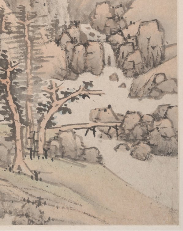 明代画.蓝瑛_仿宋元册页_开_大都会_6_3010.3797