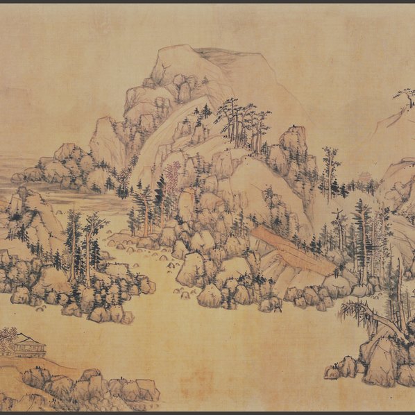 明代画.蓝瑛_临大痴山水图卷绢本芝加_72554.3603 明代画.蓝瑛_临大痴山水图卷绢本芝加_72554.3603