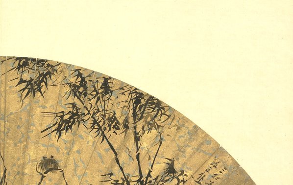 明代画.蒋嵩_竹下抱琴扇_6984.4414 明代画.蒋嵩_竹下抱琴扇_6984.4414