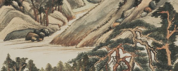 明代画.董其昌_山水图轴_纳尓_5601.8966