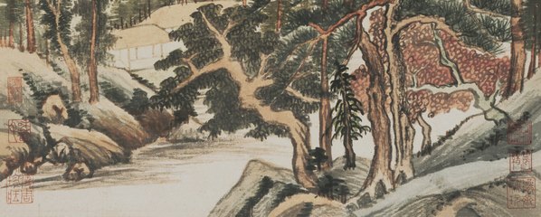 明代画.董其昌_山水图轴_纳尓_5601.8966